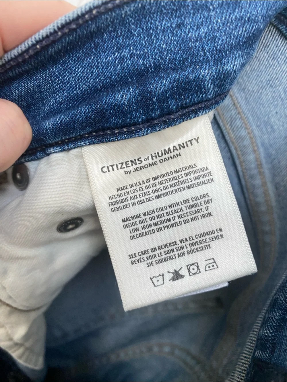 Citizens of Humanity rocket crop high rise skinny Blue Women's Skinny Jeans